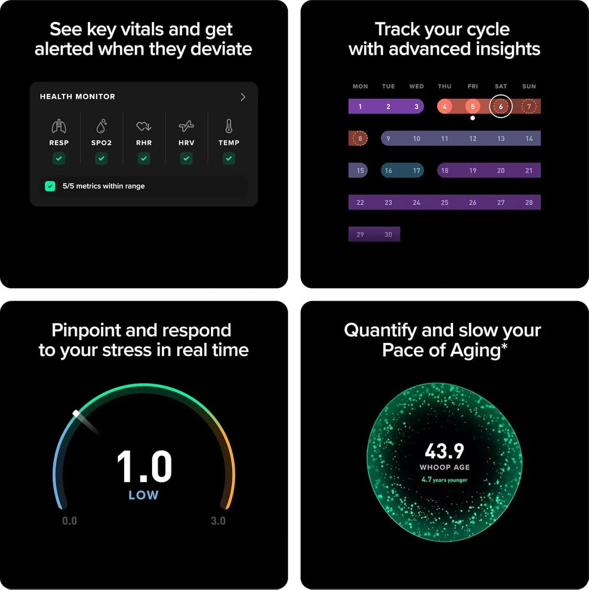 WHOOP 5.0 Fitness & Health Tracker Band