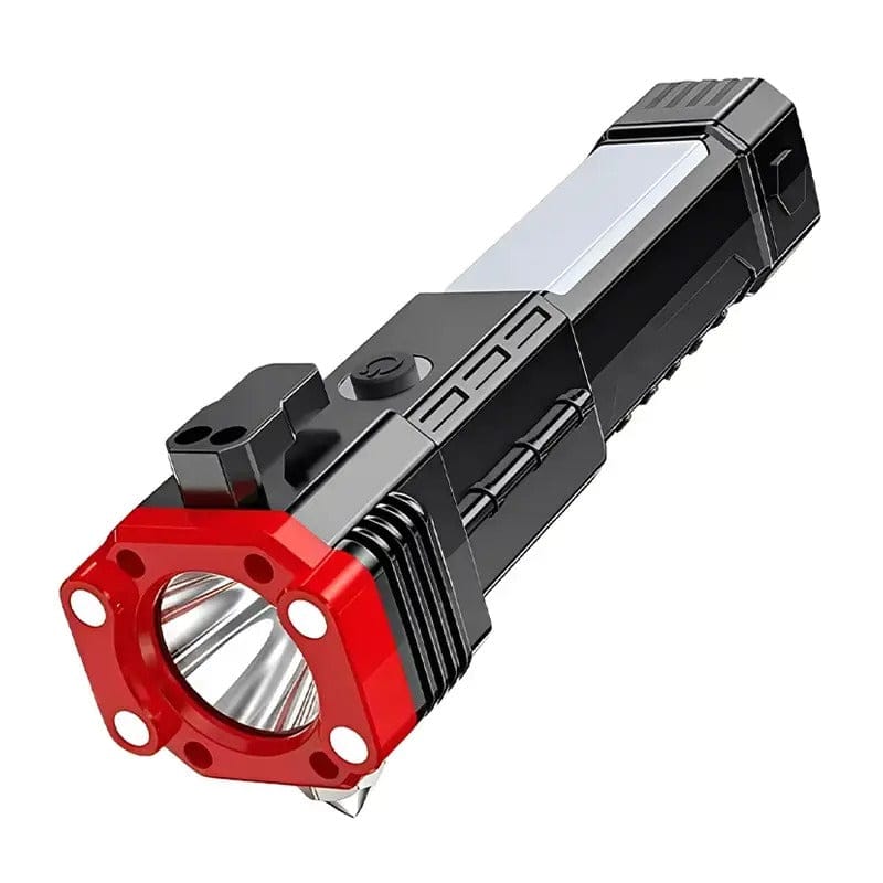 Multifunction Emergency Hammer Flashlight with Power Bank