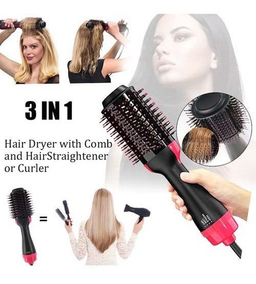 Get salon quality hair at home with the one Step Hot Air Brush 3in1