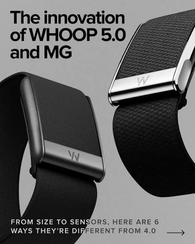 WHOOP 5.0 Fitness &amp; Health Tracker Band